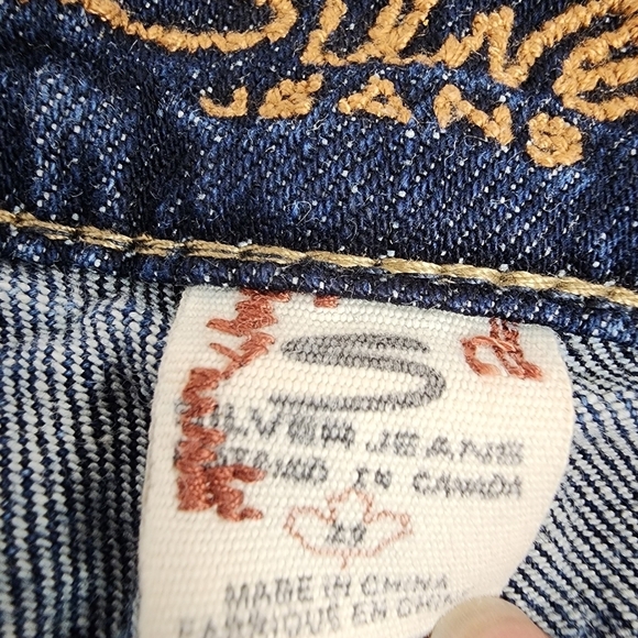 Silver Jeans Natsuki Midrise Bootcut Dark Wash Fade Size 29 - Picture 16 of 16